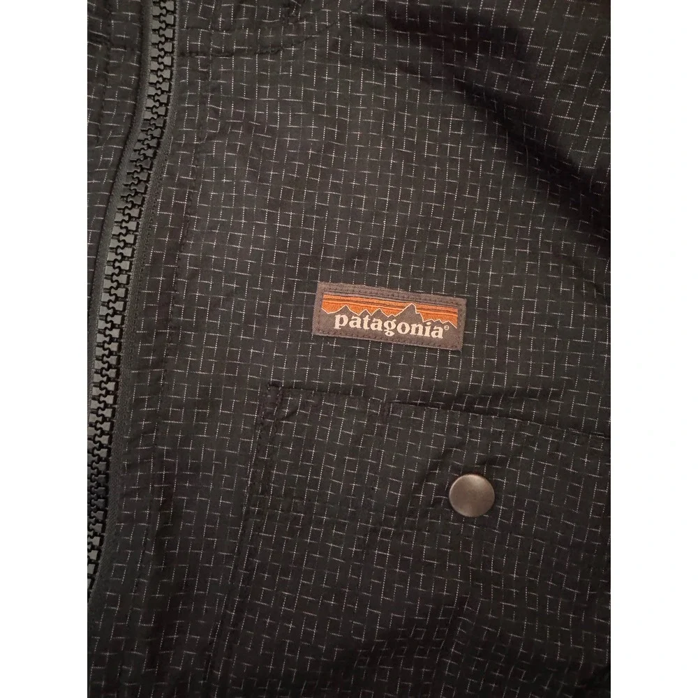 Patagonia Mens Steel Forge Windbreaker Jacket Black Ripstop‎ 27545 XS NEW